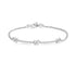 Silver Cross Station Bracelet